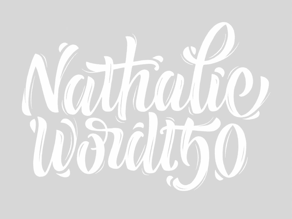 Handmade lettering voor business event