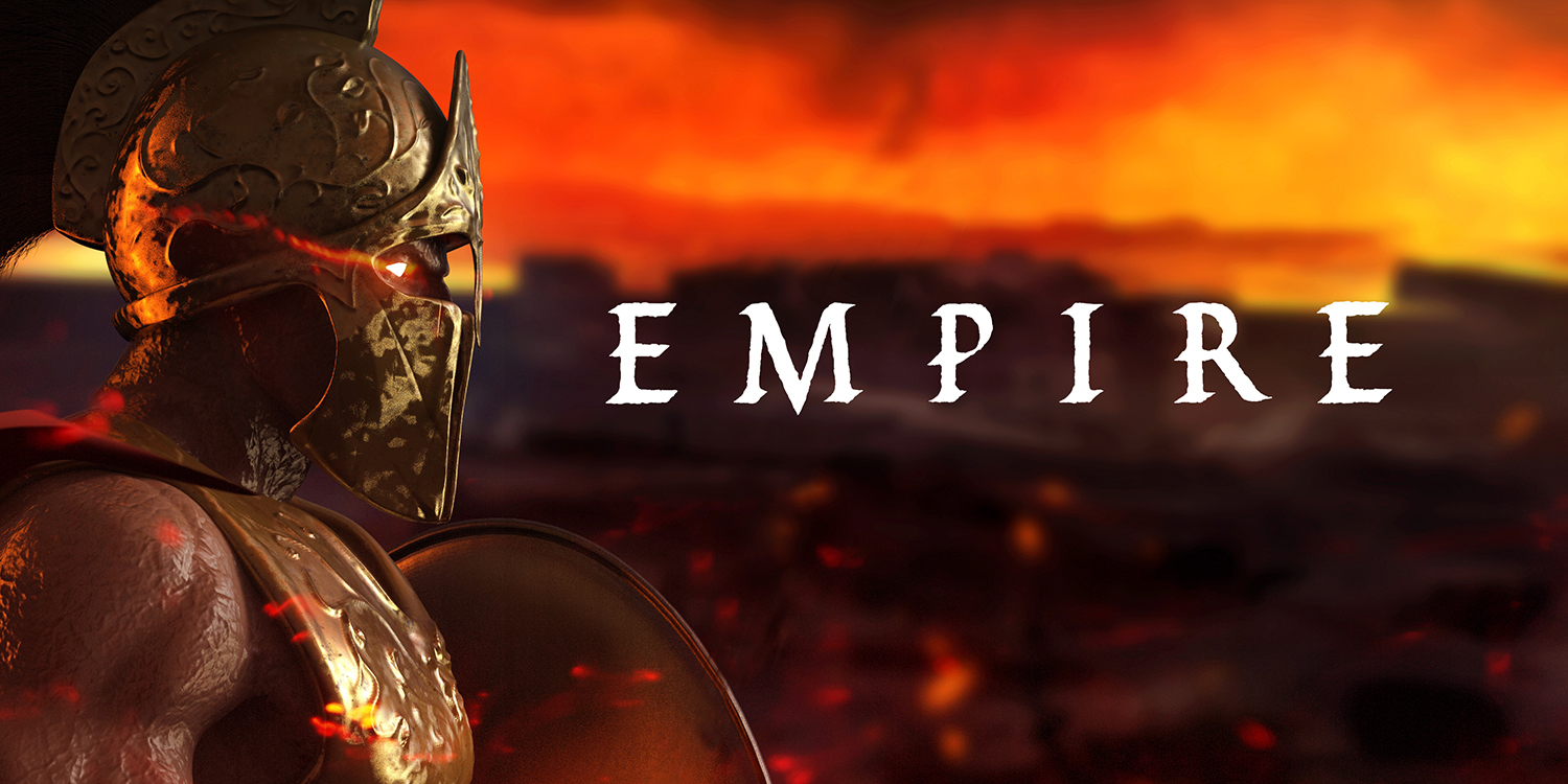 Empire lettering voor filmtitel