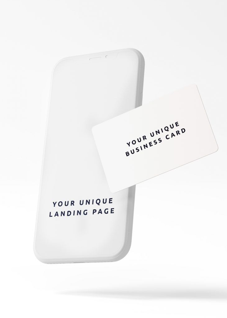 Connect to collab business card - Goemaere Graphics - Het digitale visitekaartje - Digital business card - Connect card
